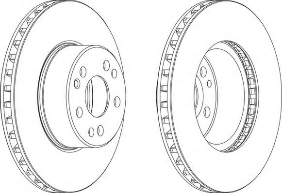 FERODO DDF613 Brake Disc